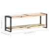 TV Stand 47.2"x11.8"x15.7" Solid Wood Reclaimed