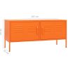 TV Stand Orange 41.3"x13.8"x19.7" Steel