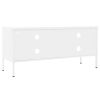 TV Stand White 41.3"x13.8"x19.7" Steel